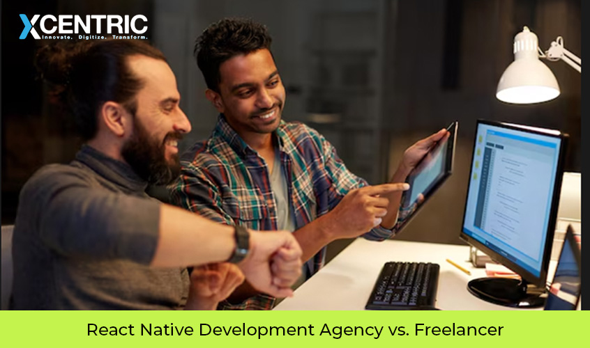 react native development agency vs. freelancer