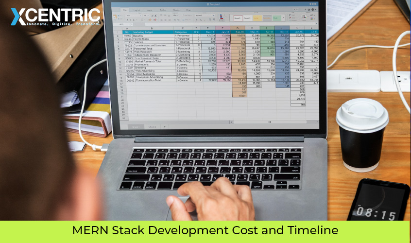 MERN stack development cost and timeline