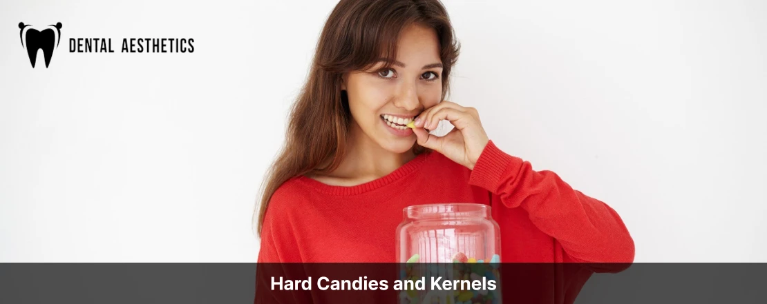hard candies and kernels