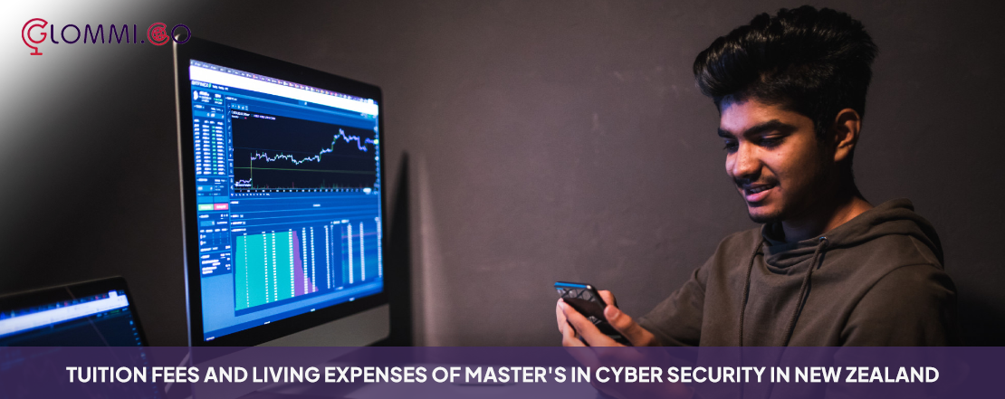 tuition fees and living expenses of master's in cyber security in new zealand